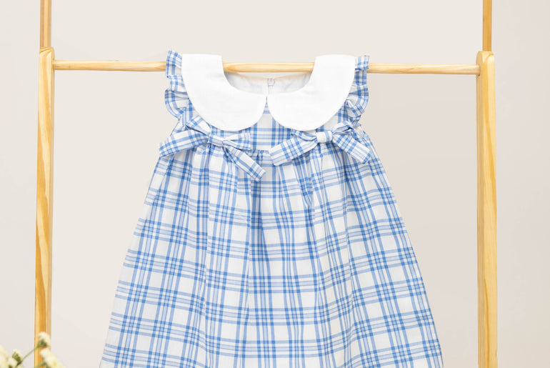 BLUE GINGHAM FROCK