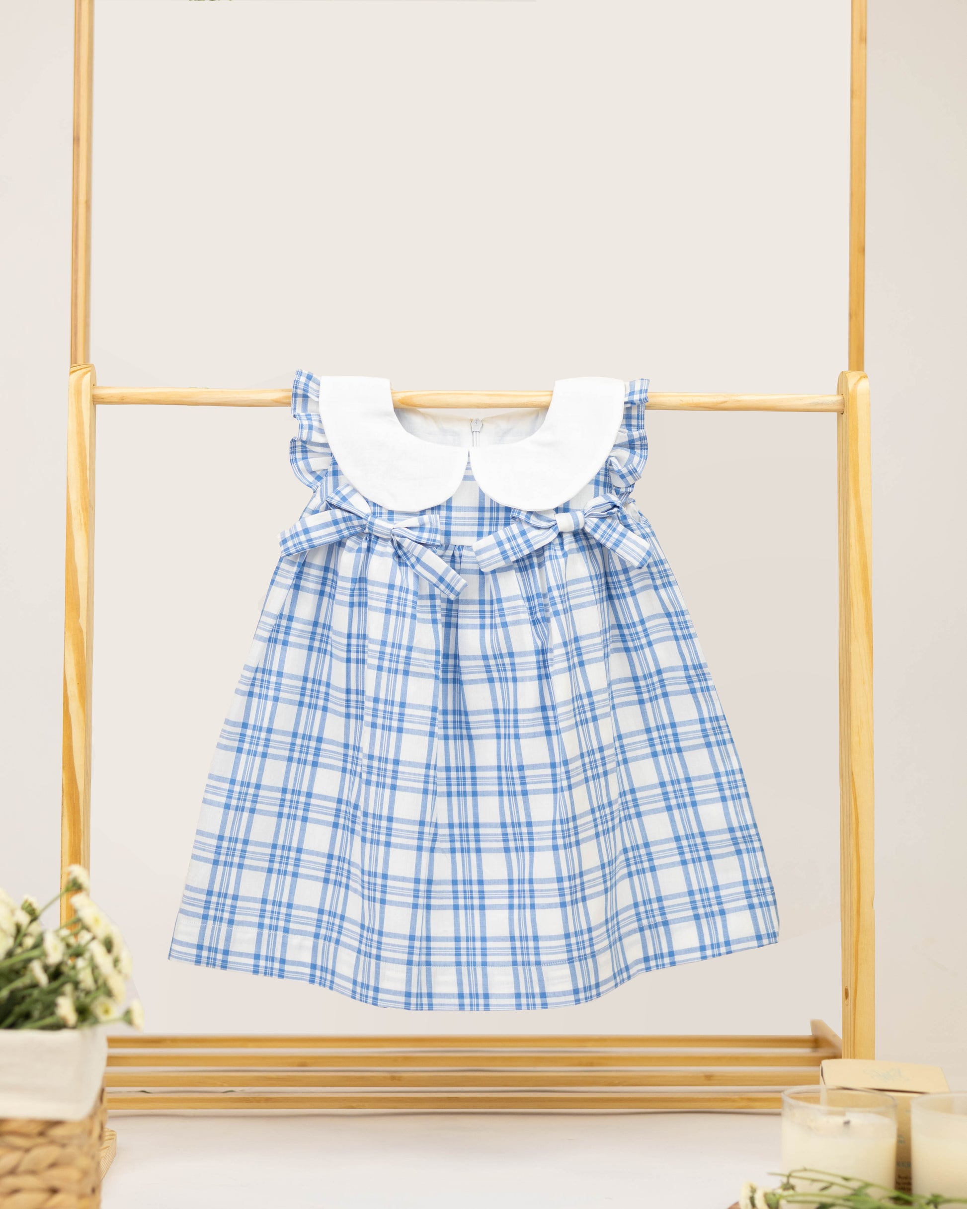 BLUE GINGHAM FROCK