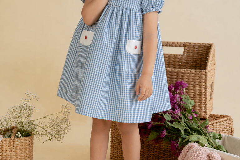 NIA GINGHAM FROCK