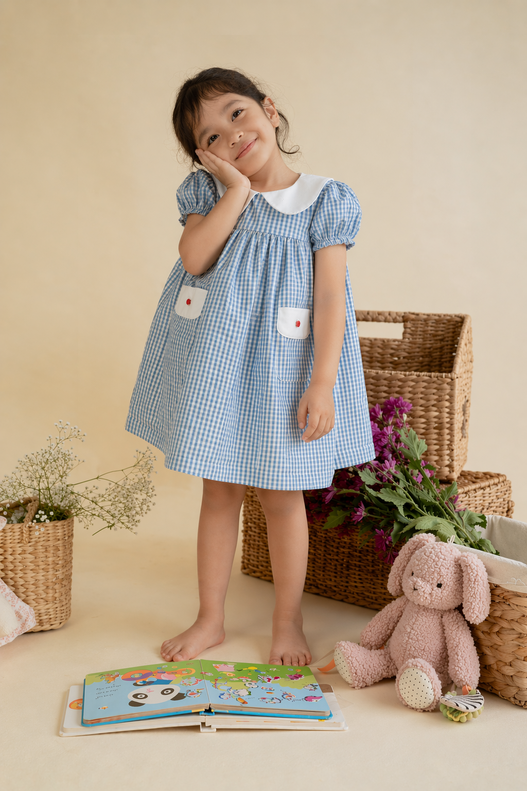 NIA GINGHAM FROCK