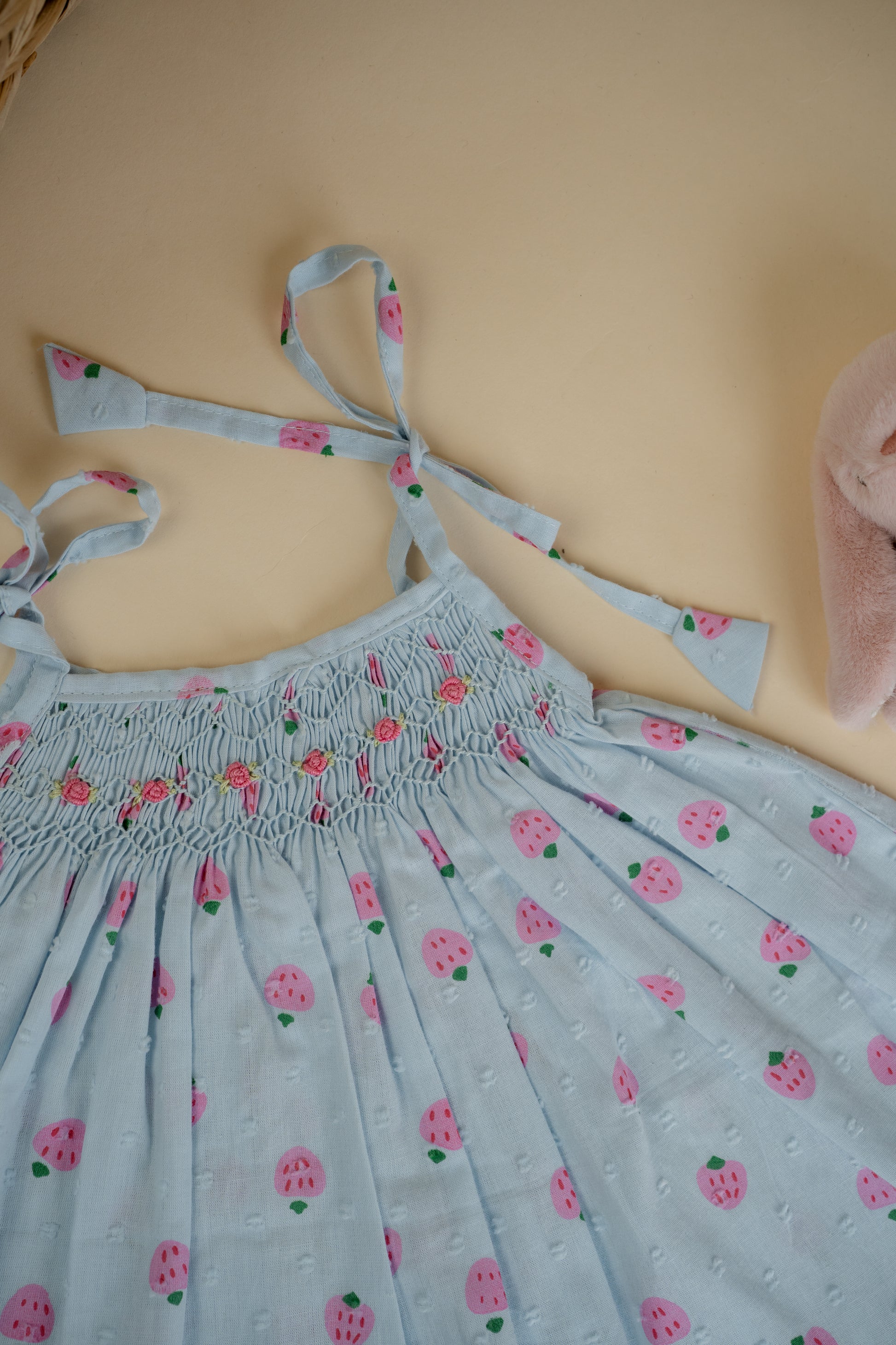 BERRY BLUE SMOCKED FROCK