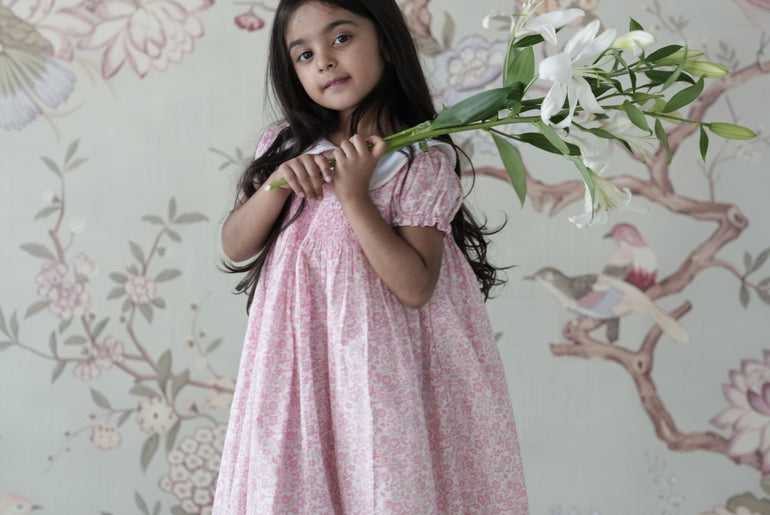 PINK BLOOM FROCK