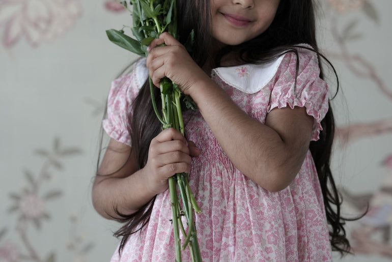 PINK BLOOM FROCK