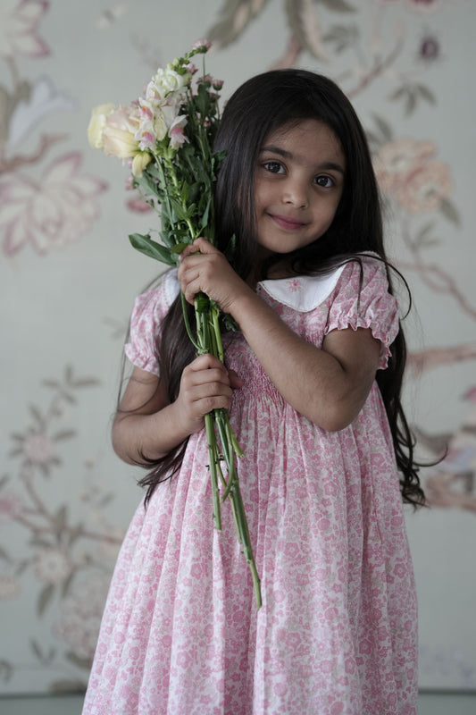 PINK BLOOM FROCK