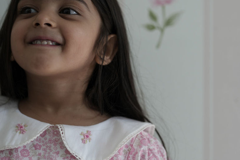 PINK BLOOM FROCK