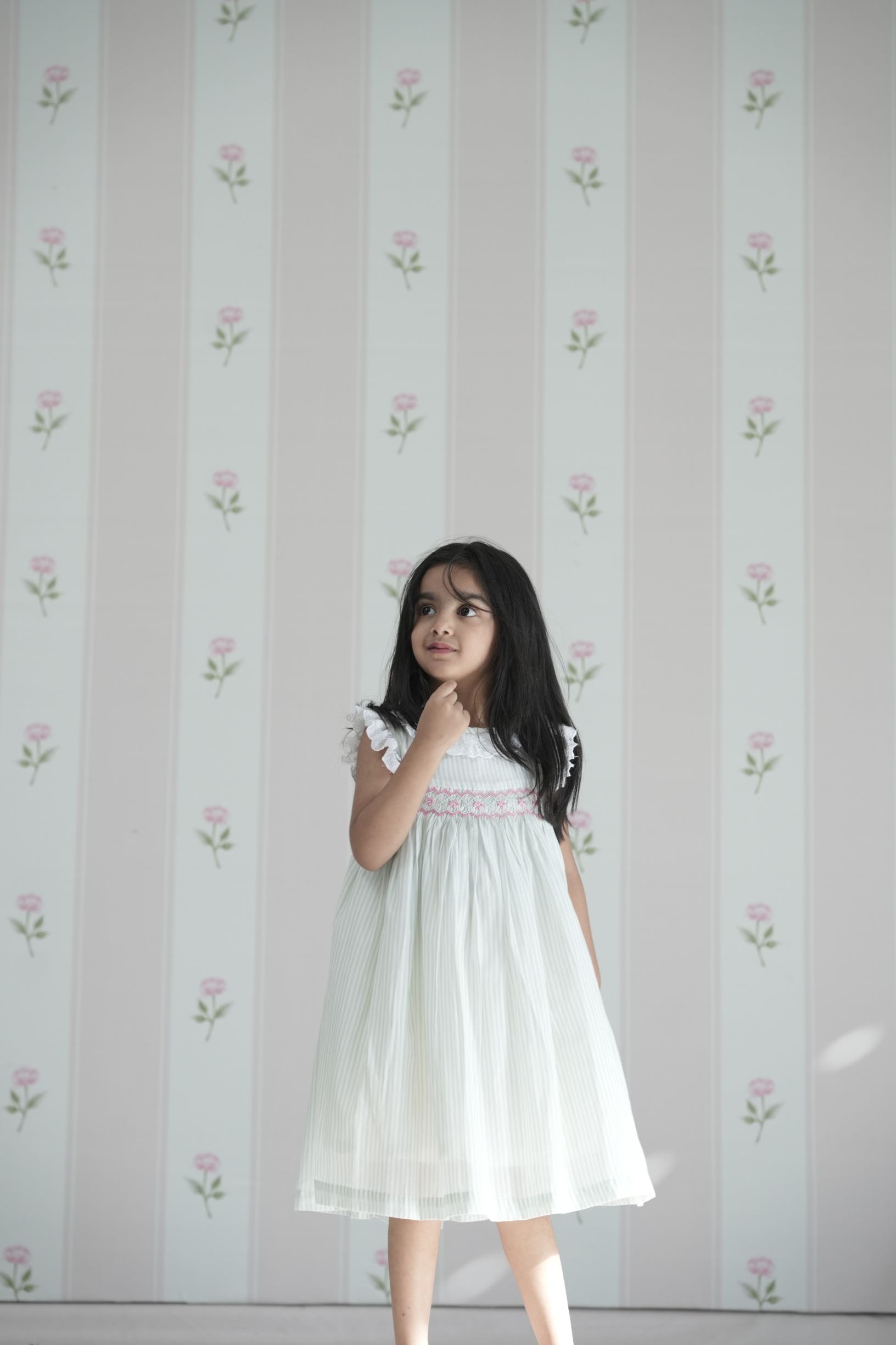 MINTY ROSE FLEUR FROCK