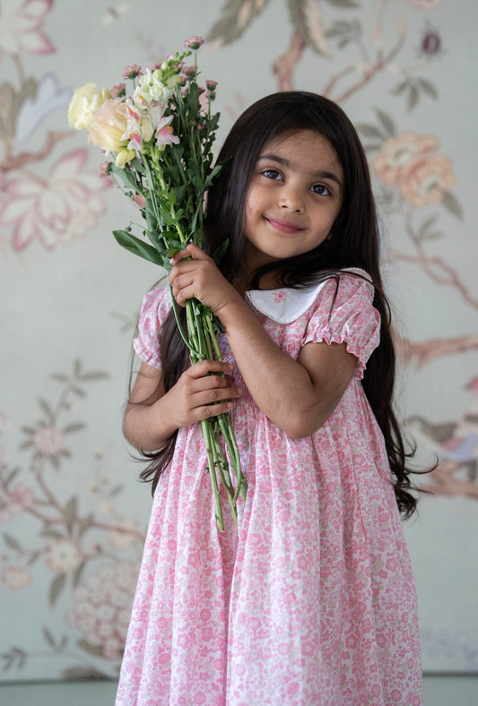 PINK BLOOM FROCK