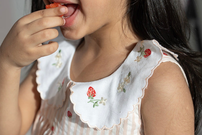 ELARA STRAWBERRY FROCK