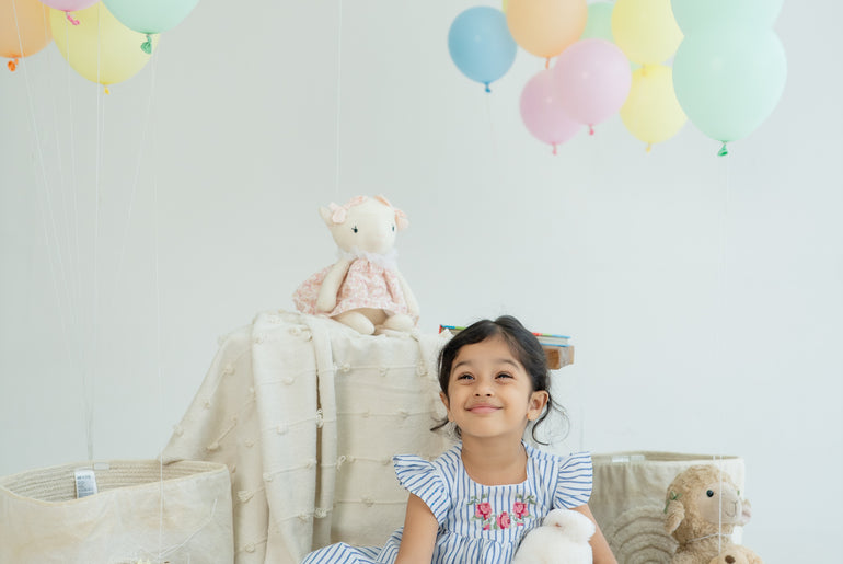 BLUE BLOOM FROCK