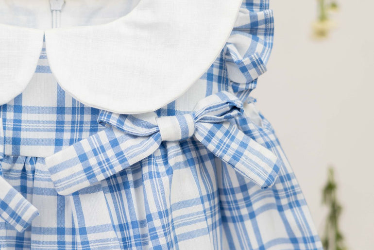 BLUE GINGHAM FROCK