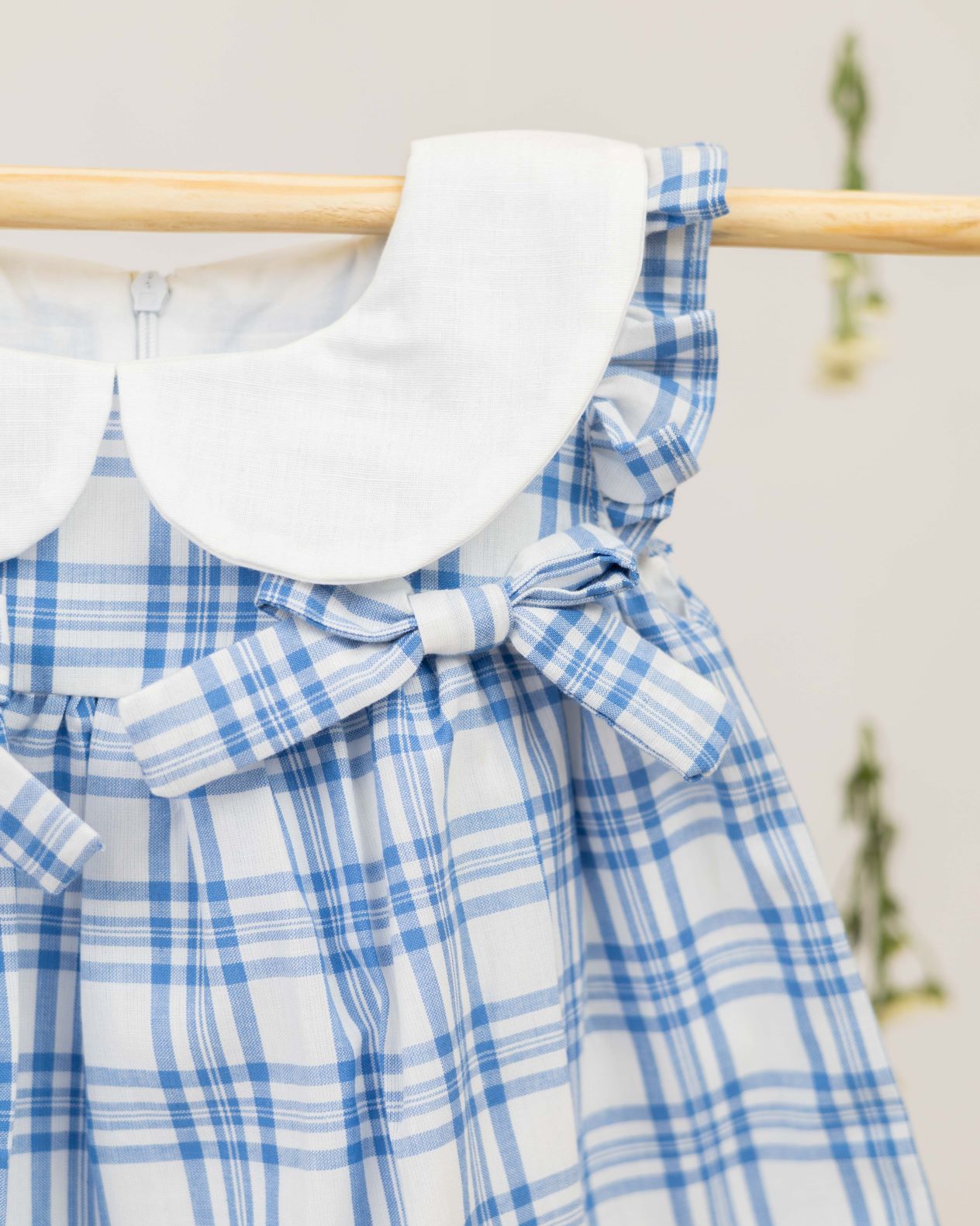 BLUE GINGHAM FROCK