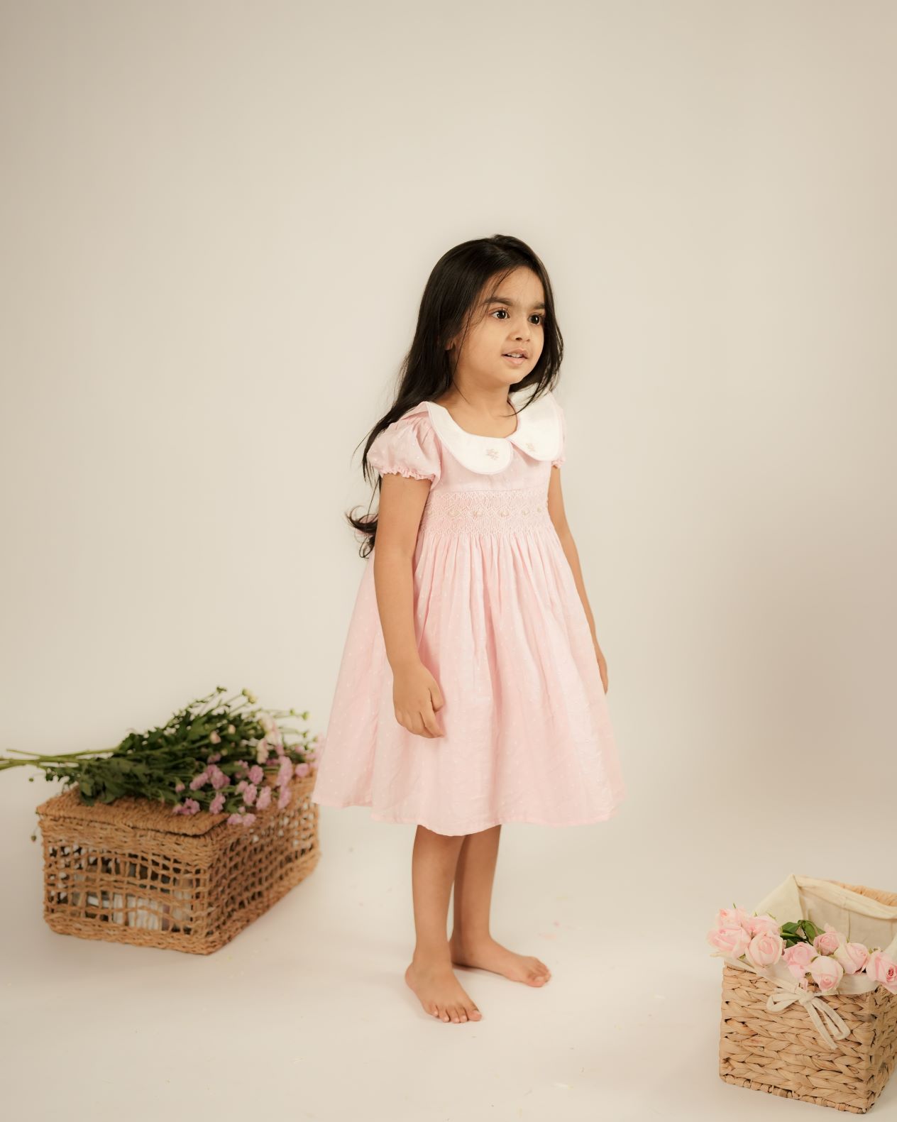 ROSETTE SMOCKED FROCK