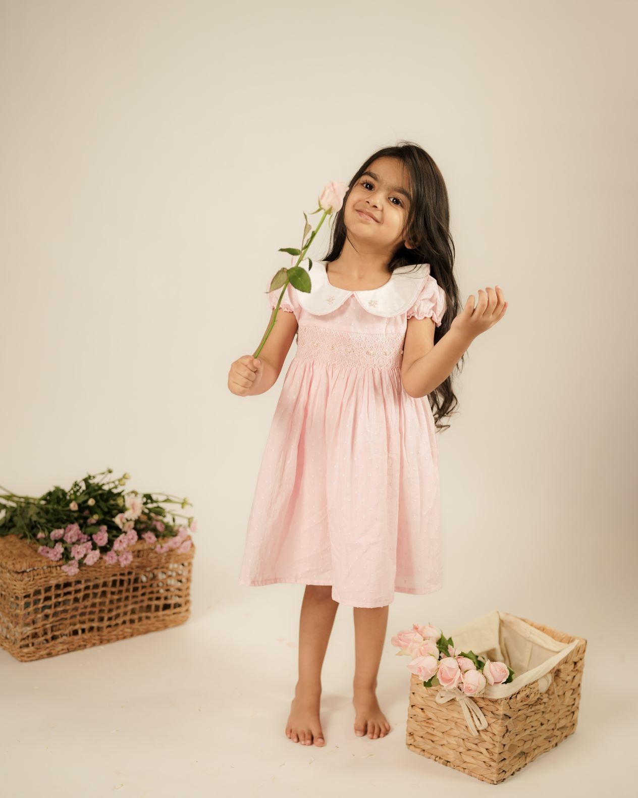ROSETTE SMOCKED FROCK