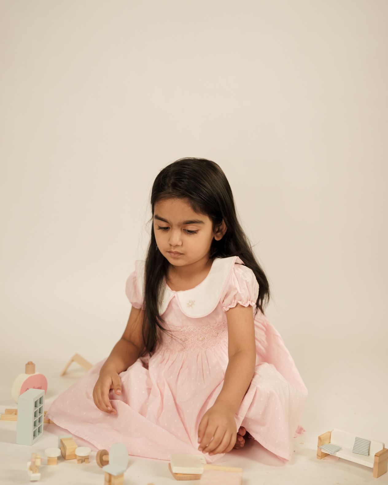 ROSETTE SMOCKED FROCK