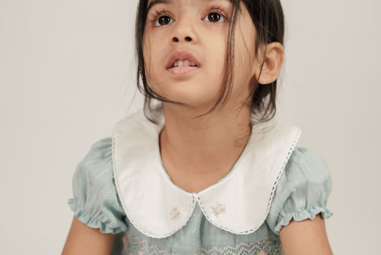 BLUEBERRY SMOCKED FROCK