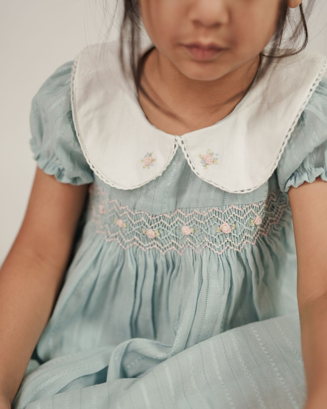 BLUEBERRY SMOCKED FROCK