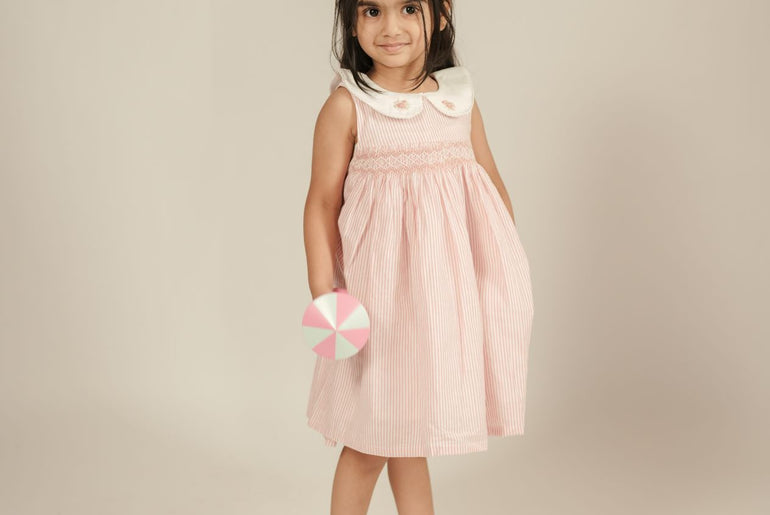 STRAWBERRY SMOCKED FROCK