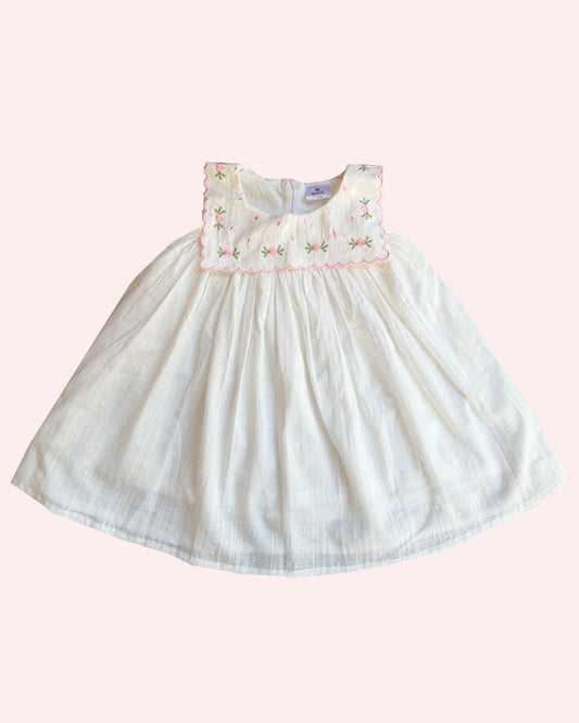 SOFT ROSE SPRINKLE FROCK